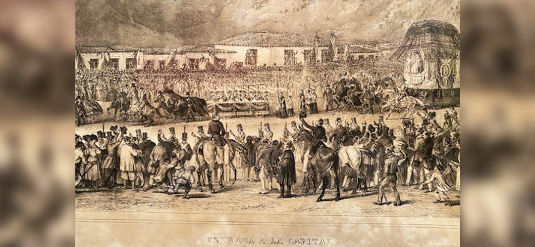 Calles de Caracas en 1821