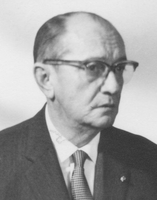 Laureano Vallenilla Planchart, abogado, escritor y político. Hijo de Laureano Vallenilla Lanz e importante figura del gobierno de Marcos Pérez Jiménez (1953-1958).