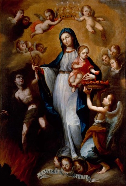 Era costumbre de los caraqueños colocar en sus casas imágenes de santos, en particular la Virgen Nuestra Señora de la Luz. El autor de una de las representativas imágenes de esta virgen fue el célebre pintor venezolano Juan Pedro López (1724-1787).