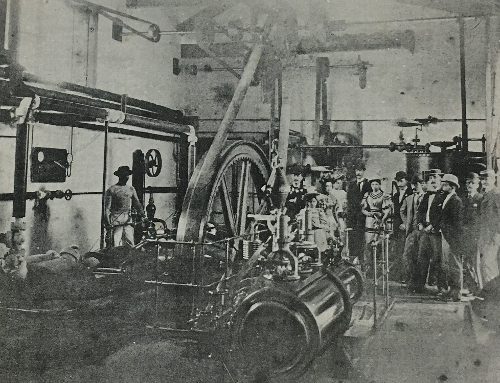 Salón de máquinas, 1894.
