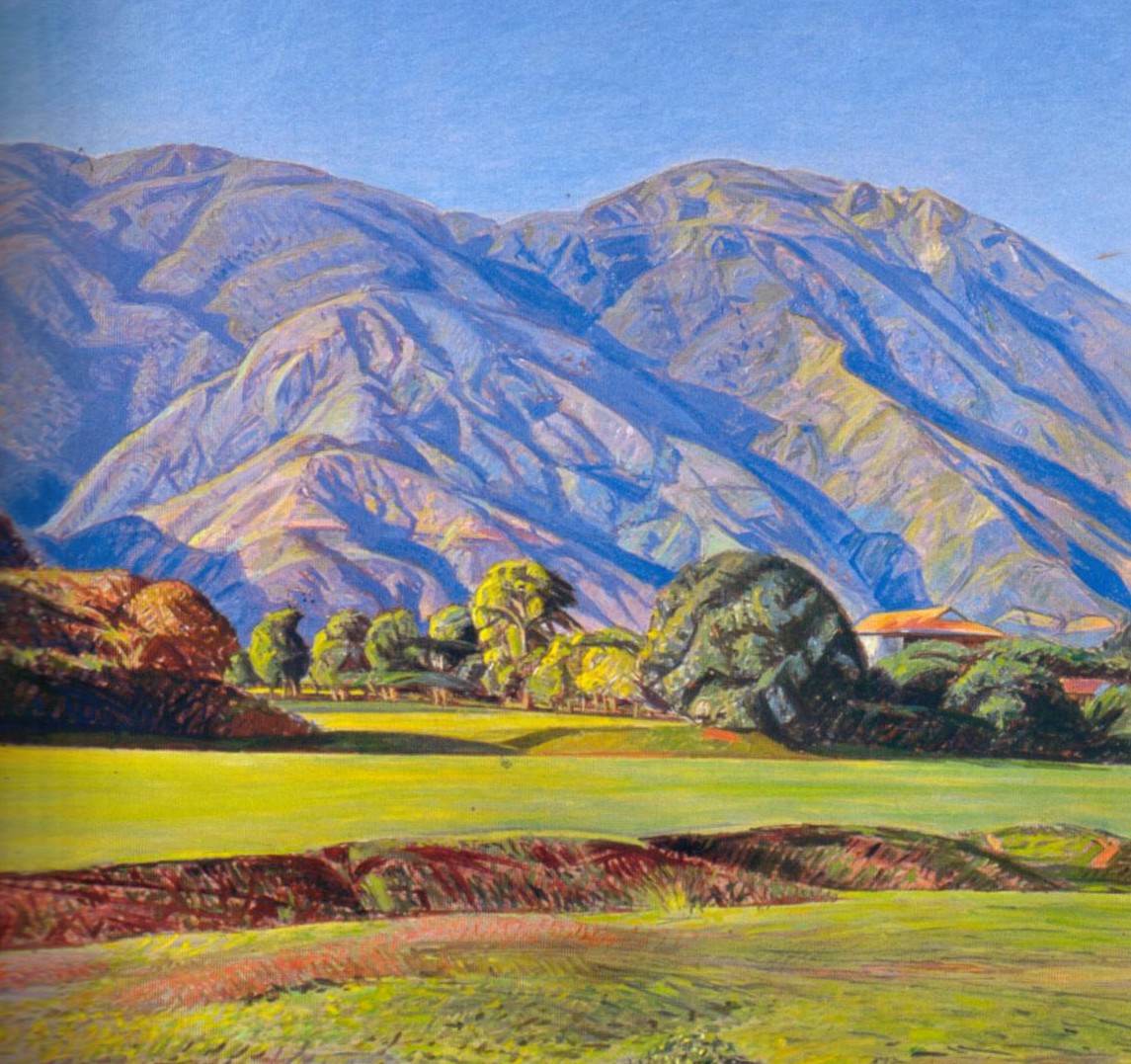 El hermoso cerro Ávila, óleo del célebre pintor Manuel Cabré.