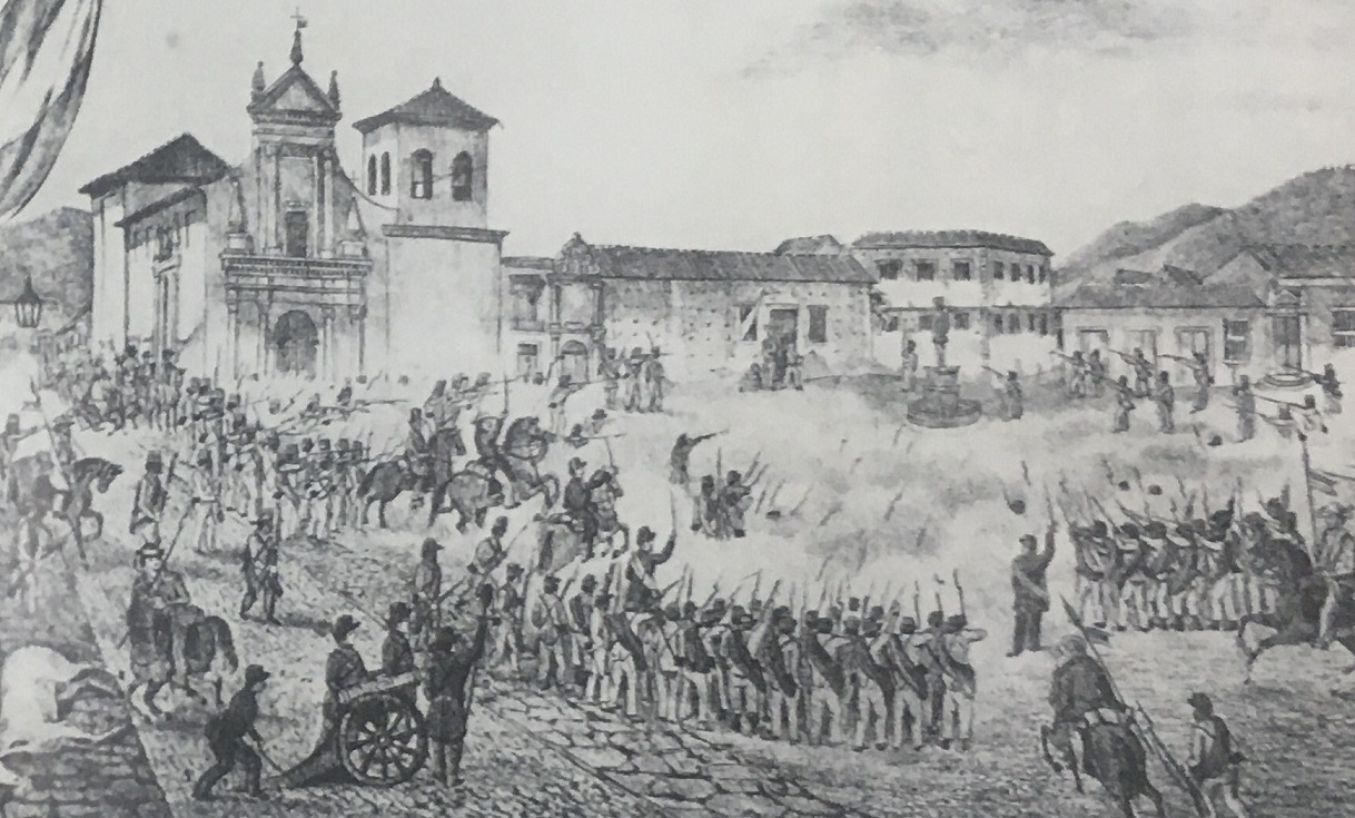 En 1859, durante la Guerra Federal, hubo en la plaza San Pablo un enfrentamiento militar entre liberales y conservadores. Ese hecho sería denominado luego como La Sampablera.